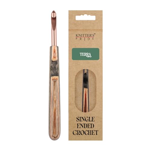 Knitter’s Pride Terra Single-Ended Crochet Hook US K(6.5mm) - size: 6.50mm