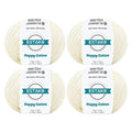 Estako Happy Cotton 60% Cotton 40% Acrylic Yarn, Sport 2, Cream, 4-Pack | soft, fine, 200 g, 720 yds, baby clothes, amigurumi, 2-3 mm hook, summer tops, hats, blankets - color: 4150 - Cream, size: 4 Skeins