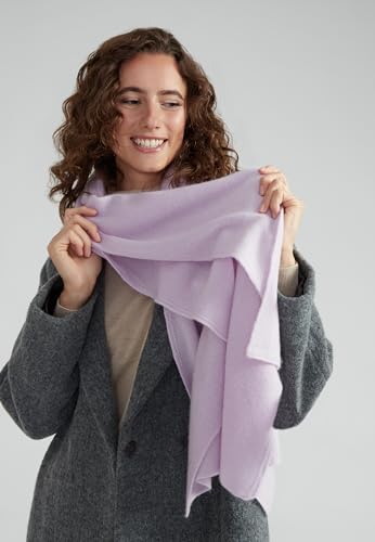 Cashmere Knitted Scarf for Women by Style Republic - color: Lavender