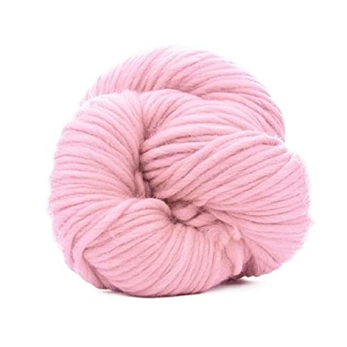 Revolution Fibers | Premium Super Bulky Merino Wool Yarn | 100-Grams of 100% Chunky Weight for Knitting, Crochet, Baby Blanket, Dyed, Felting, Weaving | Candy Floss Pink - color: Candy Floss (Pink)
