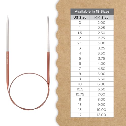 Knitter’s Pride Rosemist Fixed Circular Needles 32""(80cm) - US 8(5mm) - size: 5.00mm