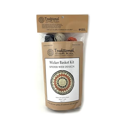 Wicker Basket Kit - Spider Web Design