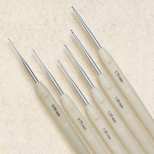 Knitter’s Pride Pearl Single-Ended Steel Crochet Hook - 1.25 mm - size: 1.25mm