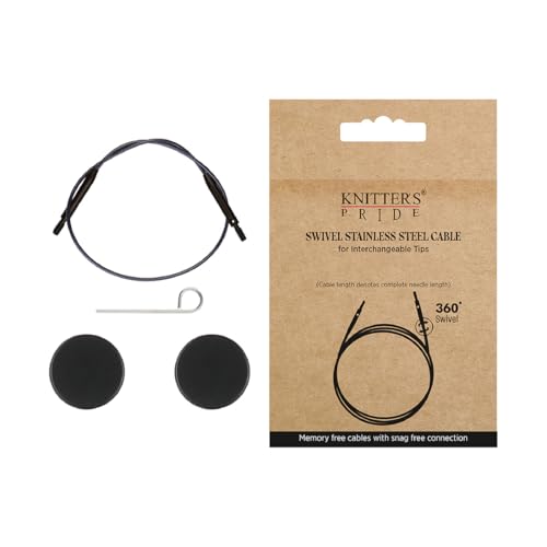 Knitter’s Pride 360° Swivel Cable - 35 cm Length - size: 60cm