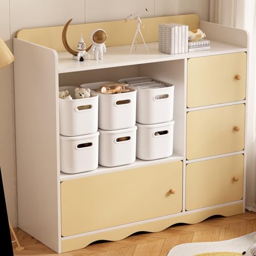 ORGIDOL 8 Pack White Storage Bins with Lids Stackable Storage Container for Organizing, Storage Boxes with Handle for Shelves, Cute Storage Bin for Craft, Snacks, 9.85x6.9x5.7 inch - color: White, size: 8 Pack