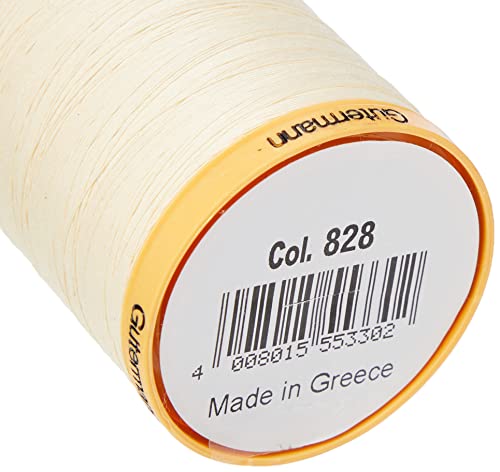 Gutermann Natural Cotton Thread Solids 876 Yards-Vanilla Cream - color: Vanilla Cream