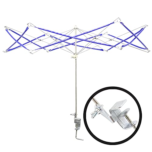 LAMXD Needlecraft Large Jumbo Metal Yarn/Wool/String/Fiber Ball Winder Hand Operated,10-Ounce,with Umbrella Swift Yarn Winder, Hand Operated Ball Winder Holder,for Swift Winding Lines, Laces, Yarns - size: Large Ball Winder&Yarn Umbrella Swift