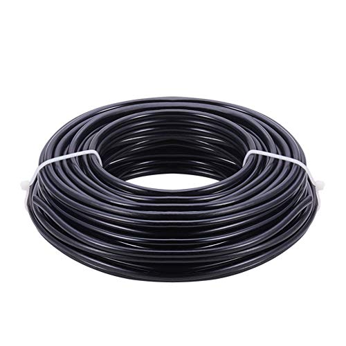 BENECREAT 52 Feet 6 Gauge Aluminum Wire Black Halloween Craft Sculpting Bendable Wire for Bonsai Trees, Floral, Skeleton Making, Home Decors and Other Arts Crafts Making - color: Black (6 Gauge, 52 Feet), size: 6 Gauge
