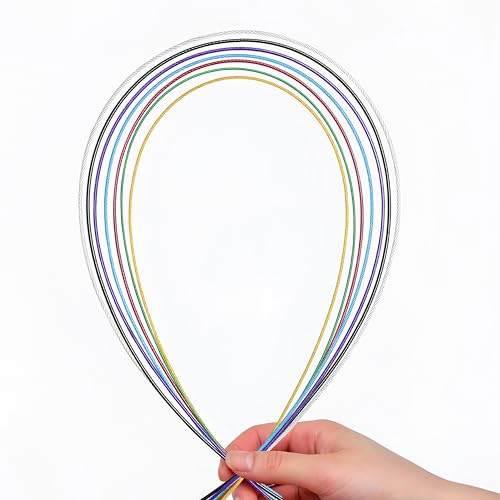 2.25mm 100cm Circular Needle, Stainless Steel Circular Knitting Needle with Flexible Cable, Metal Fixed Circular Knitting Needle Used for Large Projects of Blanket Knitting, in line with Human Design