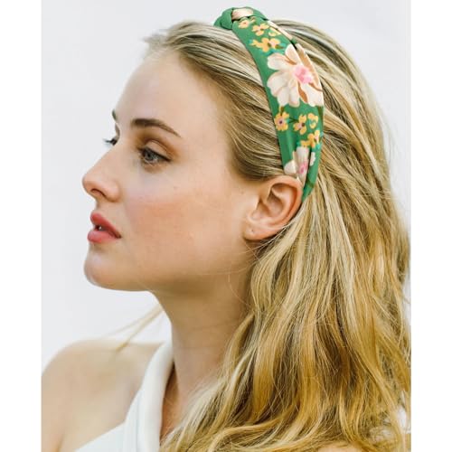 Headbands for Women Girls 12 Pack Stylish Top Knotted Headbands Flower Headband For Women's Hair Non Slip Women Fashion Head Bands Wide Hairband Mom Sisters Hair Accessories - color: Headband 38
