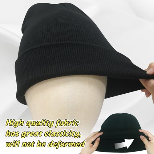 NPQQUAN 3 Packs Unisex Beanie Hats for Men Women Winter Knit Beanies | Mens and Womens,Great Stretch Knit,Thick Warm Comfort Beanies,Outdoor Sports including Skiing Running Camping - color: Gray+gray+gray