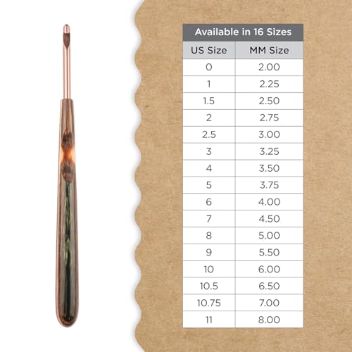 Knitter’s Pride Terra Single-Ended Crochet Hook US F(3.75mm) - size: 3.75mm