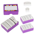 TVlifams 2 Boxes 20Pcs Knit Blocking Pins Kit, 8 Pins and 4 Pin Knit Crochet Blocking Combs for Blocking Knitting Sewing Lace Needlework Projects (2 Boxes) - color: 2 Boxes