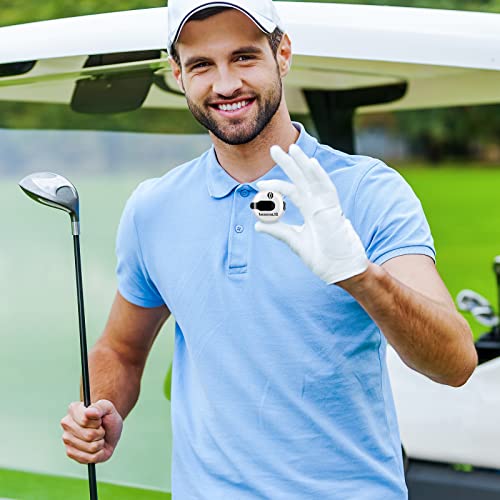 Frienda Golf Score Counter with One Touch Reset | Clip-on Golf Stroke Counter for Women and Men, One-press Reset Counts to 12, Attaches to Glove Collar Belt, Mini Scorekeeper - color: White