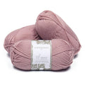 100% Superwash Wool Yarn 3 Skeins 150g DK Weight Knitting Crochet A. Rose | Sourced from Peru for breathable warmth and 327yd total length per 150g pack ideal for soft baby garments hats and sweater - color: Antique Rose