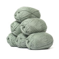 100% Superwash Wool Yarn 6 Skeins 300g DK Weight Knitting Crochet S. Green | Sourced from Peru for breathable warmth and 654yd total length per 300g pack ideal for soft baby garments hats and sweaters - color: Sage Green