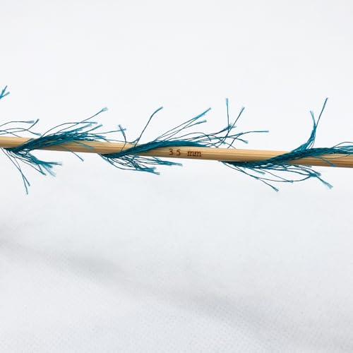 Eyelash Fun Fur Yarn for Crochet, Knitting & Crafts, Teal, 2-Pack | 100% Polyester, 100 g (3.53 oz), 175 yd (160 m), Ideal for Amigurumi, Graduation Leis, Bags, Rugs, Scarves & Plush Toys - color: Teal, size: 2 Pack