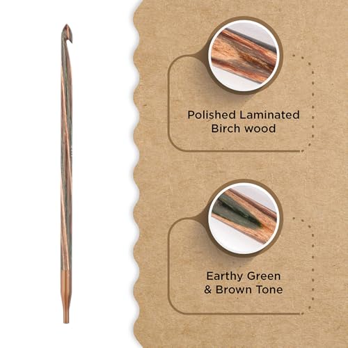 Knitter’s Pride Terra Afghan/Tunisian Crochet Hook - US J(6mm) - size: 6.00mm