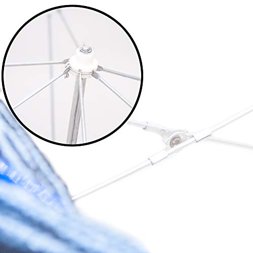 LAMXD Needlecraft Large Jumbo Metal Yarn/Wool/String/Fiber Ball Winder Hand Operated,10-Ounce,with Umbrella Swift Yarn Winder, Hand Operated Ball Winder Holder,for Swift Winding Lines, Laces, Yarns - size: Large Ball Winder&Yarn Umbrella Swift
