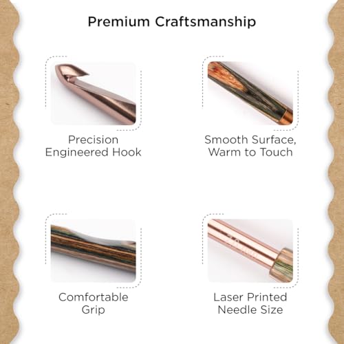 Knitter’s Pride Terra Single-Ended Crochet Hook 2.5mm - size: 2.50mm
