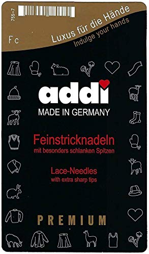 Addi-Lace Gold Tip Circular Knitting Needles 150cm (60in) 6.5mm - size: 150cm x 6.5mm