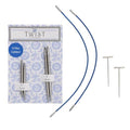 ChiaoGoo Twist Short Combo, 2" & 3" (5 & 8 cm) [S], US 5 (3.75 mm) - size: US 5 (3.75 mm)