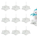9Pcs Snowflake Positive Crochet Display Holder for Positive Crochet Gifts | Ideal for showcasing positive crochet animals needle felt crafts and mini collectibles easy to arrange your doll collections - color: snowflake