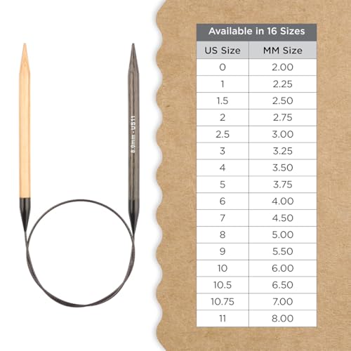 Knitter’s Pride Day & Nite Fixed Circular Needle 32""(80cm) - US 11(8mm) - size: 8.00mm