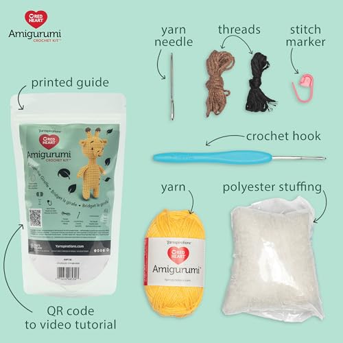 Red Heart Amigurumi Bridget The Giraffe Kit - color: Bridget the Giraffe