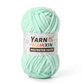 Aqua Green Soft Chenille Yarn for Crocheting, Fluffy Chunky Crochet Yarn for Baby Blanket, (3.52oz/131yds) Fuzzy Velvet Yarn for Amigurumi&DIY Puzzle、Crafts、Scarf - color: Aqua Green