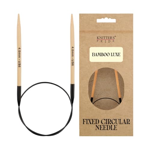 Knitter’s Pride Bamboo Luxe Fixed Circular Needle 24""(60cm) - US 6(4mm) - size: 4.00mm