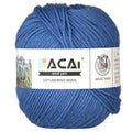 Facai Merino Wool Yarn Sock Yarn - 100% Pure Merino Wool Roving for Knitting, 1-Ball Set, 3.5oz (240 Yards), Worsted Weight (1, Dark Blue) - color: Dark Blue