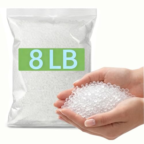 8 lb Polypropylene Pellets Weighted Stuffing Beads, Bean Bag Filler Beads | Weighted Filler Beads for Dolls, Blankets, Crafts, Pillows, Cushions - size: 8 LB
