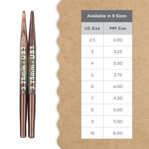 Knitter’s Pride Terra Interchangeable Needle 2""(5cm) - US 3(3.25mm) - size: 3.25mm