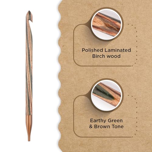 Knitter’s Pride Terra Afghan/Tunisian Crochet Hook – US Size M (9mm) - size: 9.00mm