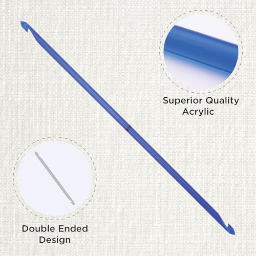 KnitPro Trendz Double-Ended Crochet Hook | 7mm - size: 7mm