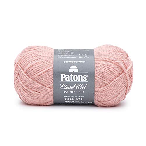 Patons Classic Wool Yarn, Pink Quartz - color: Pink Quartz, size: 3.5 oz, 210 yds