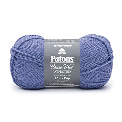 Patons Classic Wool Yarn, Softened Pansy - color: Softened Pansy, size: 3.5 oz, 210 yds