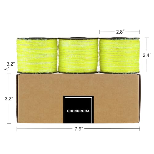Artisanal Yarn Collection Multifiber Fancy Yarn for Knitting Crocheting Crafts DIY, Set of 3 Rolls(137 Neon Green Imitation Straw Yarn) - color: 137 Neon Green Imitation Straw Yarn