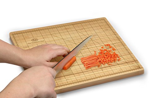Genuine Fred The Obsessive Chef Bamboo Cutting Board 9-inch by 12-inch