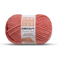 OMoiout Chunky Chenille Yarn for Crocheting, Soft Baby Blanket Yarn, #7 Super Bulky, Chunky Knit Blanket Crochet Yarn, 7 oz/109.4 yds Fluffy Velvet Amigurumi Yarn(Dusty Pink) - color: [Dusty Pink]