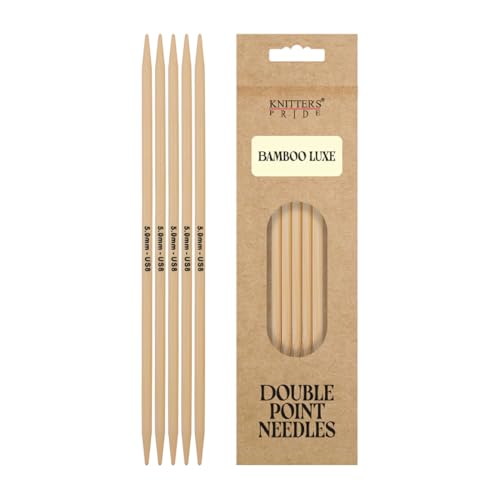 Knitter’s Pride Bamboo Luxe Double-Point Needle 8""(20cm) - US 8(5mm) - size: 5.00mm