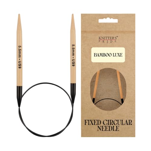 Knitter’s Pride Bamboo Luxe Fixed Circular Needle 24""(60cm) - US 9(5.5mm) - size: 5.50mm