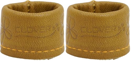 Clover 56-815 Leather Thimble Size L (Pack of 2) - color: Braun, size: L (Pack of 2)