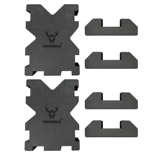 Highwild Shooting Foam Rest X-Block Bench Rest with Base - style: 2 PACK