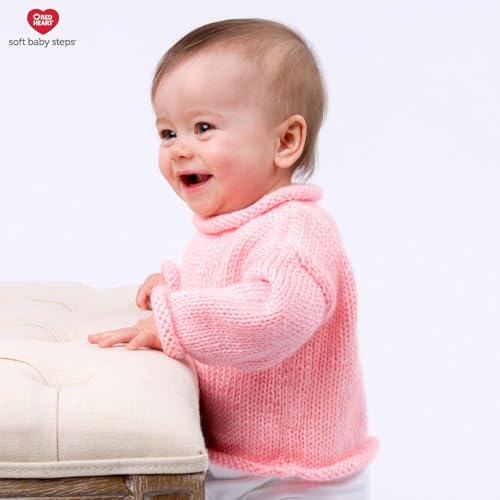 RED HEART Soft Baby Steps Yarn, Baby Blue - color: Multicolor, size: 1 Pack