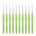 Vodiye 10pcs Crochet Hooks, Professional Extra Long 2mm, Ergonomic Handle, Crochet Needle for Beginners & Experienced Lovers - size: 10pcs - 2mm