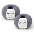 Silk Mohair Yarn for Knitting – Lace Weight Mohair Yarn with Silk, Made in Italy – Gray-30480, 2 Skeins - color: Gray - 30480, size: 2