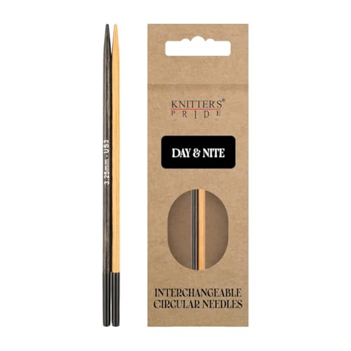 Knitter’s Pride Day & Nite Interchangeable Needle 5""(13cm) - US 3(3.25mm) - size: 3.25mm