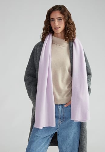 Cashmere Knitted Scarf for Women by Style Republic - color: Lavender